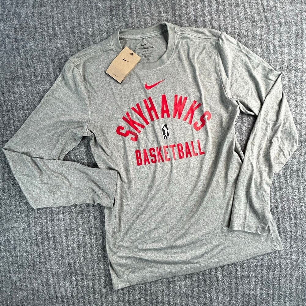Nike College Park Skyhawks G League Dri-FIT Long Sleeve Shirt Mens S NWT - Picture 1 of 8